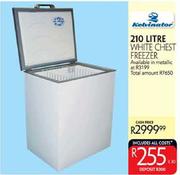 kelvinator 210l chest freezer