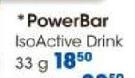 Power Bar IsoActive Drink-33g Each