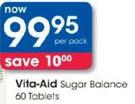 Vita-Aid Sugar Balance-60 Tablets Per Pack