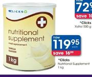 Clicks Nutritional Supplement-1kg Each