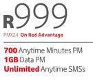 HTC One Smartphone-On Red Advantage