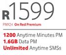 HTC One Smartphone-On Red Premium