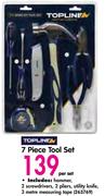 Topline 7 Piece Tool Set