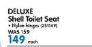 Deluxe Shell Toilet Seat
