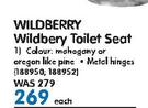 Wildberry Coloured Toilet Seat