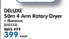 Deluxe 50m 4 Arm Rotary Dryer