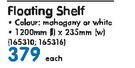 Wildberry 1200x235mm Floating Shelf