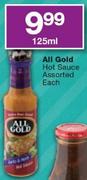All Gold Hot Sauce-125ml Each
