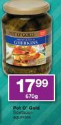 Pot o'Gold Soetsuur Agurkies-670g