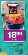 Denny Cook-In-Curry/Cook-In-Sauce Assorted-415g Each