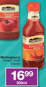 Wellington's Sweet Chilli Sauce-500ml