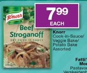 Knorr Cook In Sauce/Veggie Bake/Potato Bake-Each