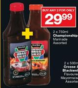 Championship Marinade Assorted-2x750ml