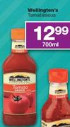 Wellington's Tomato Sauce-700ml