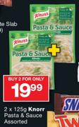 Knorr Pasta & Sauce Assorted-2 x 125g