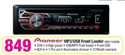 Pioneer MP3/USB Front Loader (DEH-1550UB)
