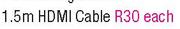1.5m HDMI Cable-Each