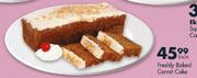 Freshly Baked Carrot  Cake-Each
