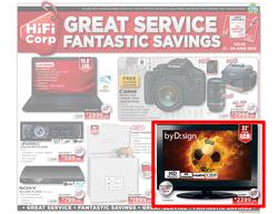 HiFi Corporation : Great Service Fantastic Savings (21 Jun - 24 Jun), page 1