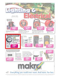 Makro : Lighting & Electrical (25 Jun - 2 Jul), page 1