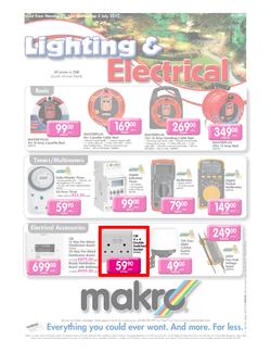 Makro : Lighting & Electrical (25 Jun - 2 Jul), page 1