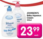 Johnson's Baby Aqueous Cream-500Ml