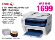 Xerox 5 In 1 Mono Multifunction Printer(WC3045NI)