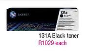 HP 131A Black Toner Each