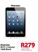 Apple  iPad Mini Wi-Fi + Cellular 16GB Black-On Standard MyGig 1
