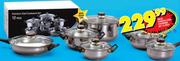 Value 12-Piece Satinless Steel Cookware set