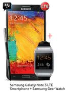 Samsung Galaxy Note 3 LTE Smartphone + Samsung Gear Watch-On Smart M