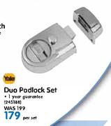Yale Duo Padlock Set