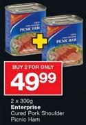 Enterprise Cured Pork Shoulder Picnic Ham-2x300g