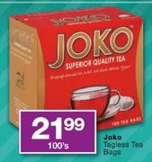 Joko Tagless Tea Bags-100's