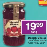 Danish-Choice Jam/Marmalade Assorted-454g Each