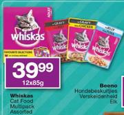 Whiskas Cat Food Multipack-12x85g