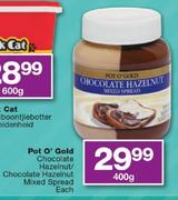 Pot O' Gold Chocolate Hazelnut/Chocolate Hazelnut Mixed Spread-400g