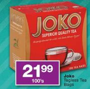 Joko Tagless Tea Bags-100's