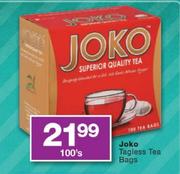 Joko Tagless Tea Bags - 100's