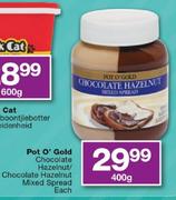 Pot O' Gold Chocolate Hazelnut/Chocolate Hazelnut Mixed Spread-400g