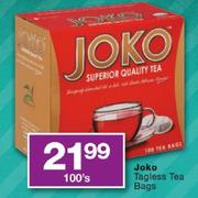 Joko Tagless Tea Bags-100's
