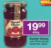 Danish Choice Jam/Marmalade-454g