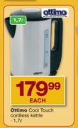 Ottimo Cool Touch 1.7Ltr Cordless Kettle