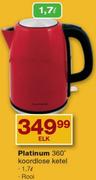 Platinium 360 1.7Ltr Koordlose Ketel