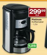 Platinium 1.25Ltr Koffiemaker