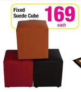 Fixed Suede Cube-Each