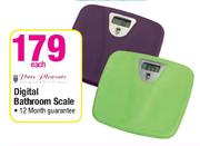 Pure Pleasure Digital Bathroom Scale-Each