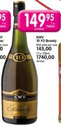 KWV 10 Yo Brandy-Unit Price Per Case 