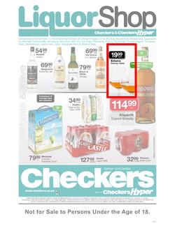 Checkers Western Cape : Liquor Shop (25 Jun - 7 Jul), page 1