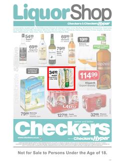 Checkers Western Cape : Liquor Shop (25 Jun - 7 Jul), page 1
